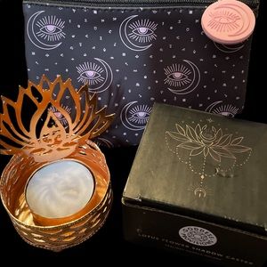 Goddess Provisions set lotus &color changing pouch